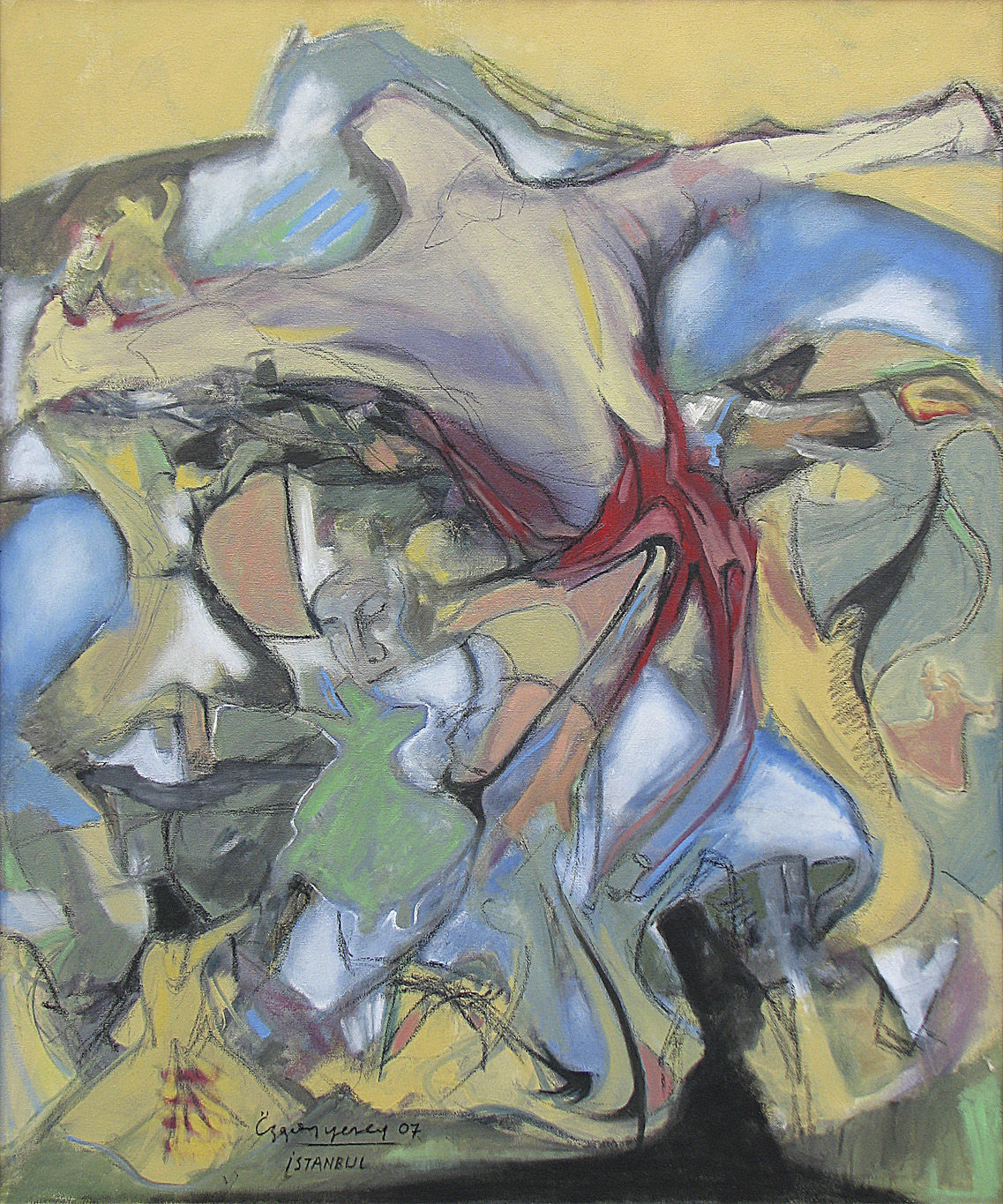 "Derviş", 122x100 cm, 2007, tuval üzeri yağlıboya