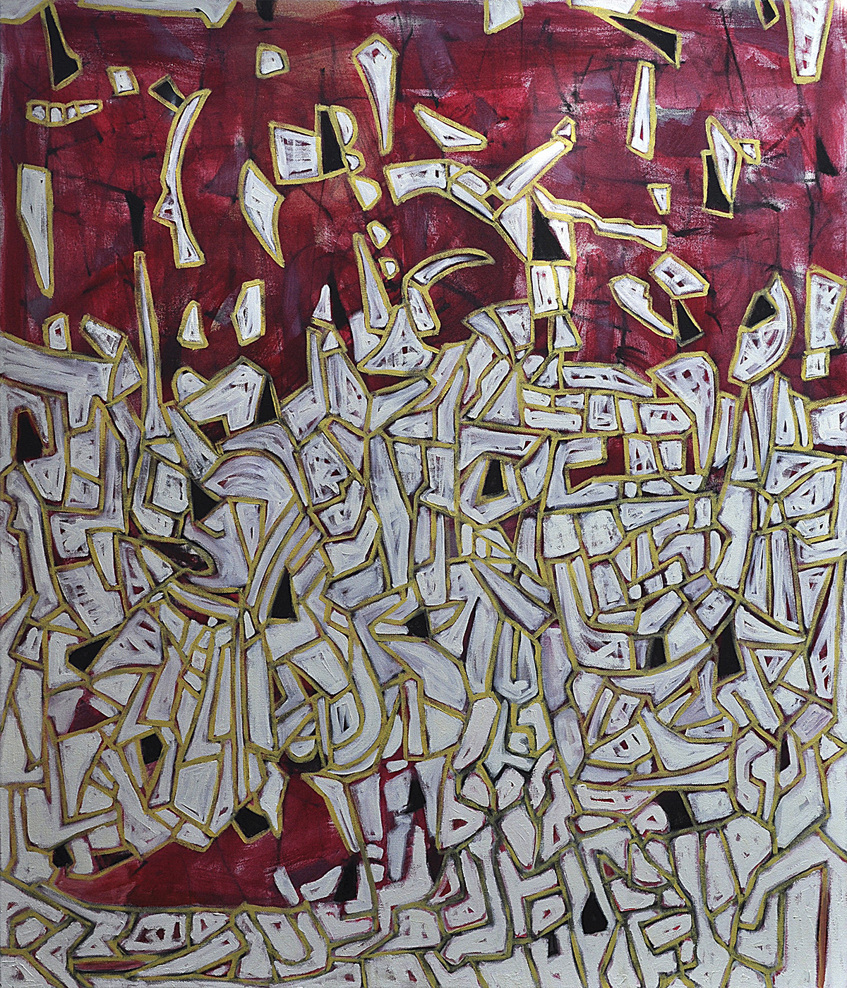 "Dedication to Vivaldi", 140x120 cm, 2010, oil on canvas